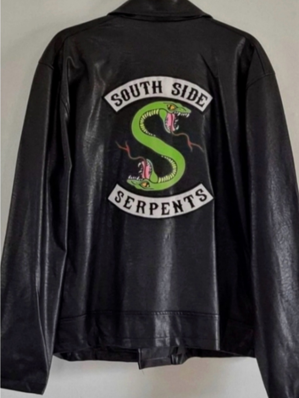 Riverdale South Side Serpents Faux 
Archie comics Leather Jacket large
Jughead